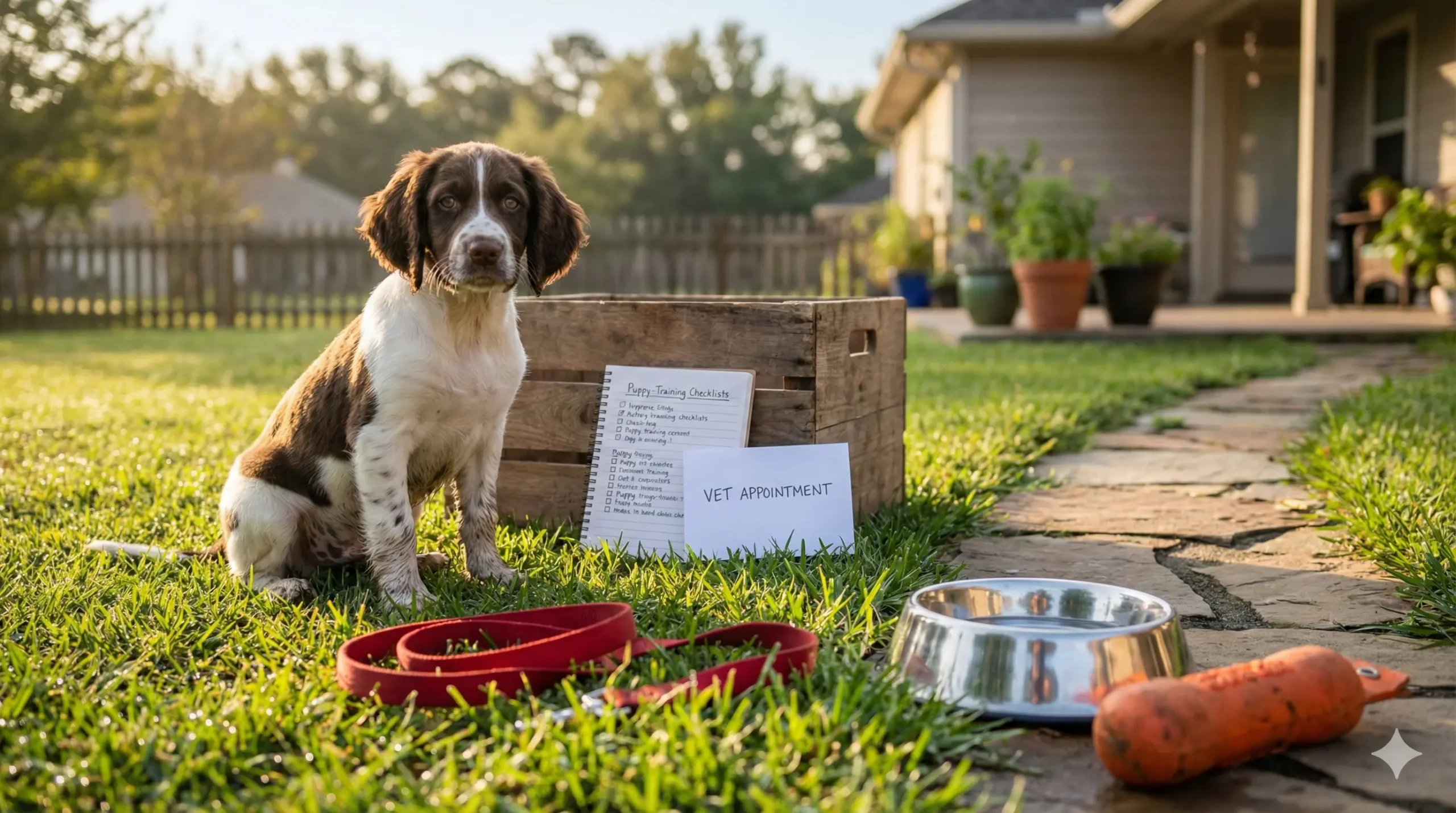 English springer puppy