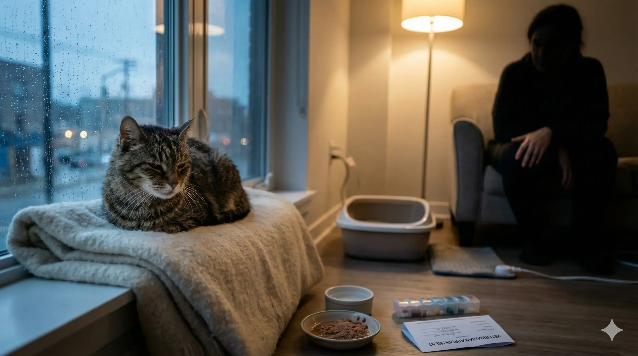 le chat sent-il sa mort venir