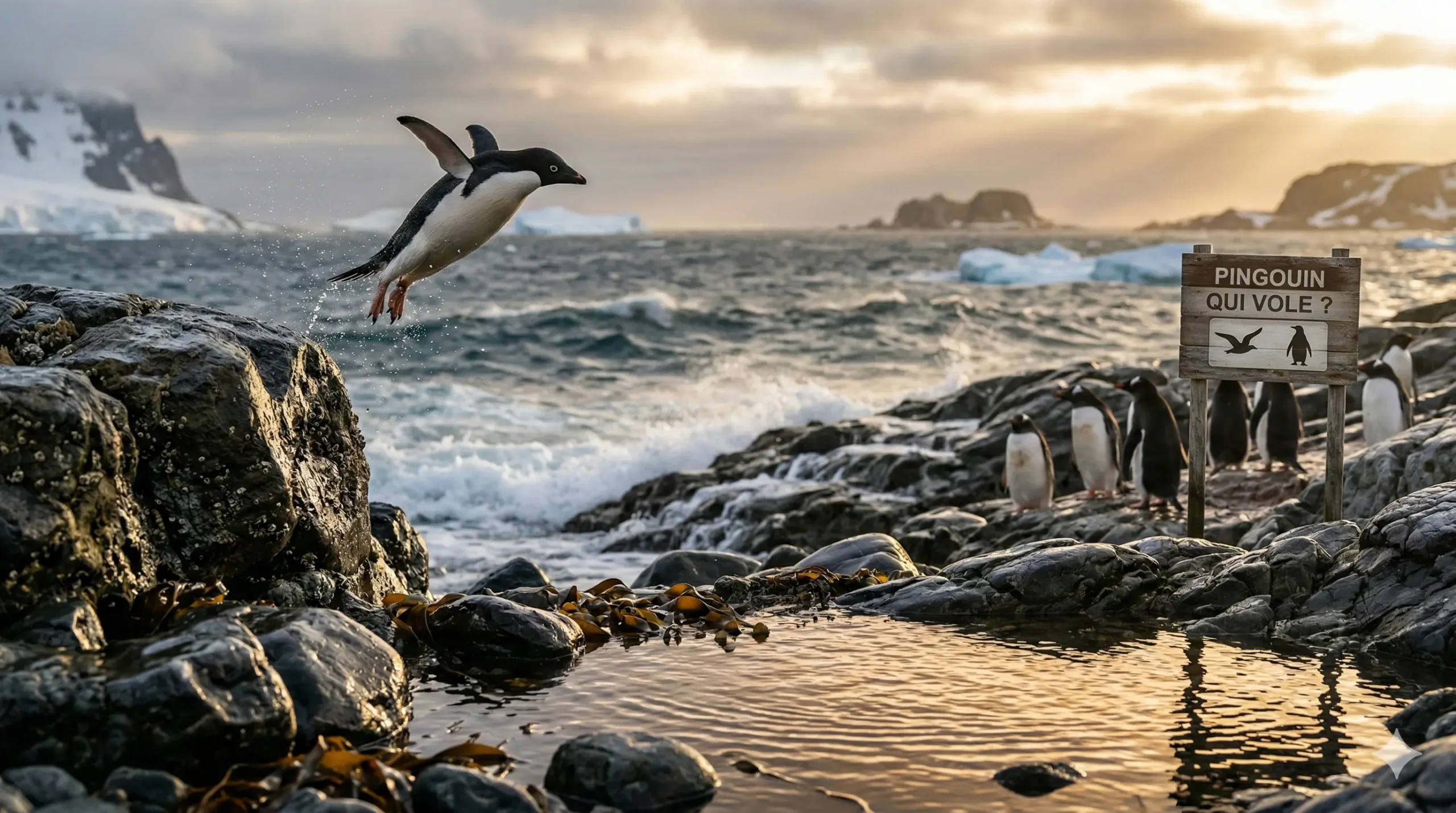 pingouin qui vole